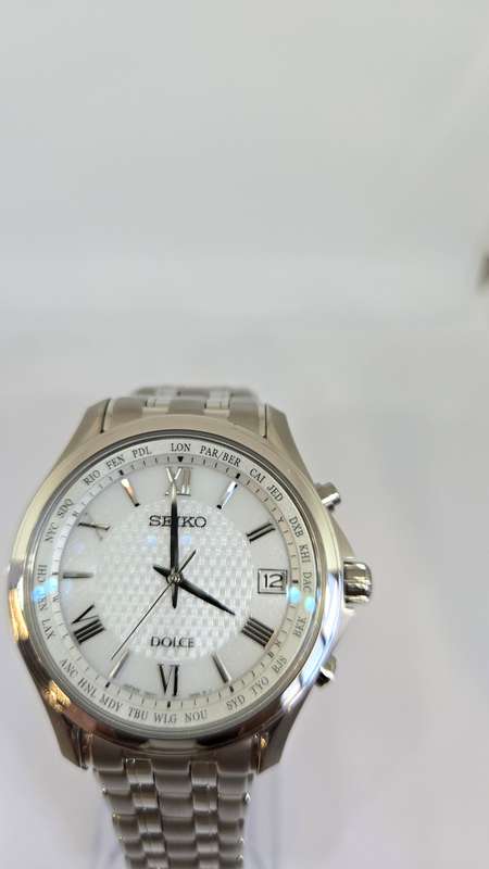 Seiko Dolce Titanium Men's Solar Watch (JDM)