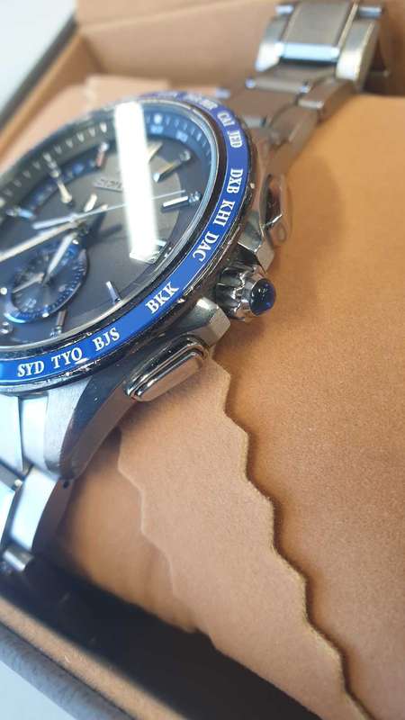 Titanium Seiko Brightz with ceramic bezel (Japanese import) **Limited edition**