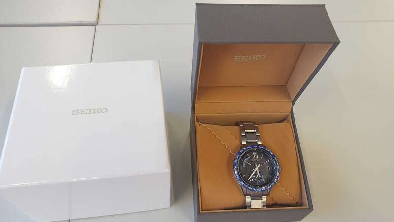 Titanium Seiko Brightz with ceramic bezel (JDM limited edition)