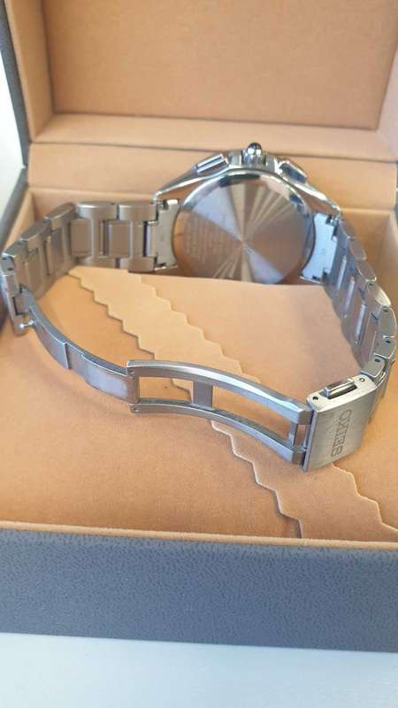 Titanium Seiko Brightz with ceramic bezel (Japanese import) **Limited edition**