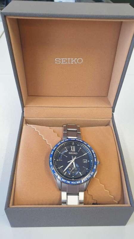 Titanium Seiko Brightz with ceramic bezel (JDM limited edition)