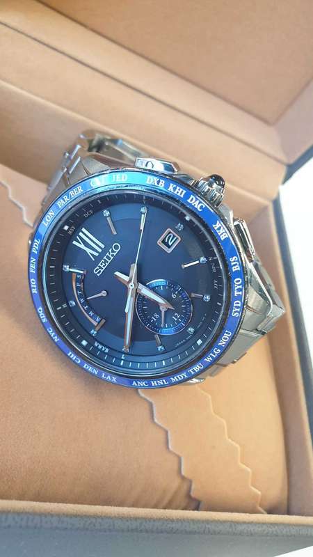 Titanium Seiko Brightz with ceramic bezel (Japanese import) **Limited edition**