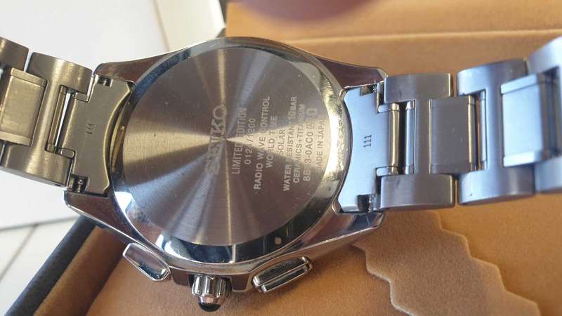 Titanium Seiko Brightz with ceramic bezel (Japanese import) **Limited edition**