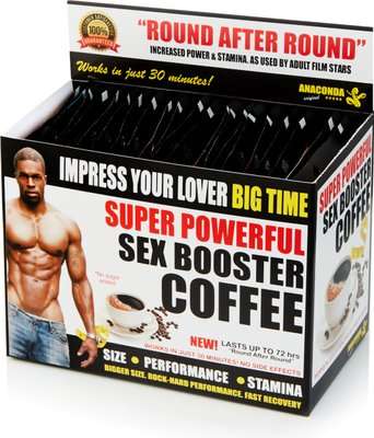 Bulk Wholesalers Offer - 100 Units  - Super Powerful Coffee for Men - 20 Sachets per Box X 5