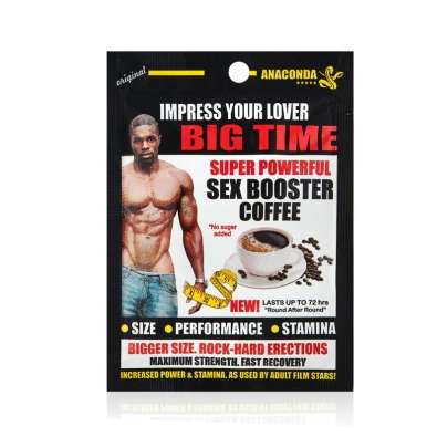 Bulk Wholesalers Offer - 100 Units  - Super Powerful Coffee for Men - 20 Sachets per Box X 5