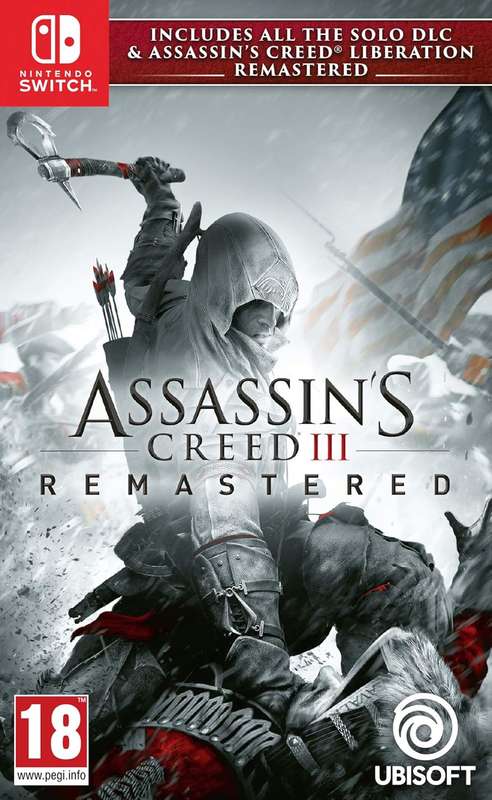Assassins Creed 3 Remastered Nintendo Switch Great Condition!