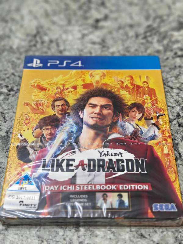 Yakuza: Like A Dragon (Day Ichi Steelbook Edition) PS4 Like New!