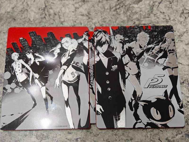 Persona 5 Steelbook Edition PS4 Like New!