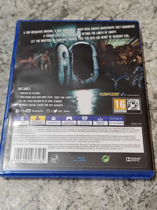Resident Evil Revelations PS4 Great Condition!