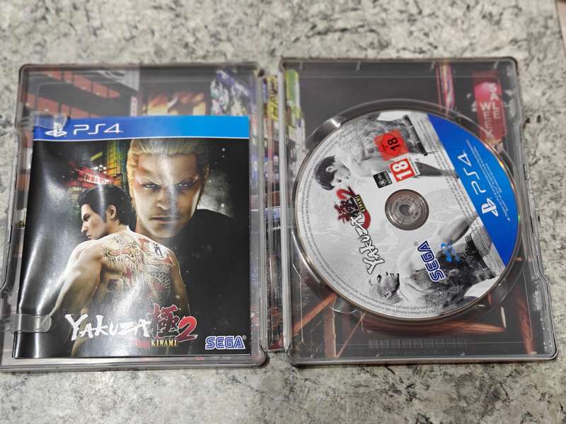 Yakuza Kiwami 2 Steelbook Edition PS4 Like New!