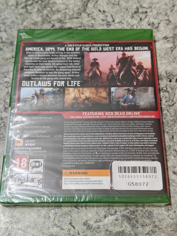 Red Dead Redemption 2 Xbox One Brand New & Sealed!