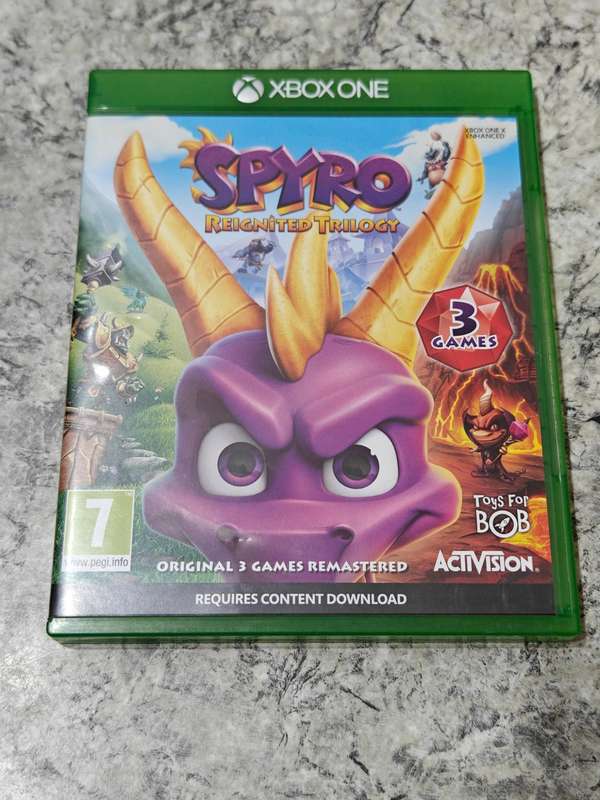 Spyro Reignited Trilogy Xbox One Great Condition!