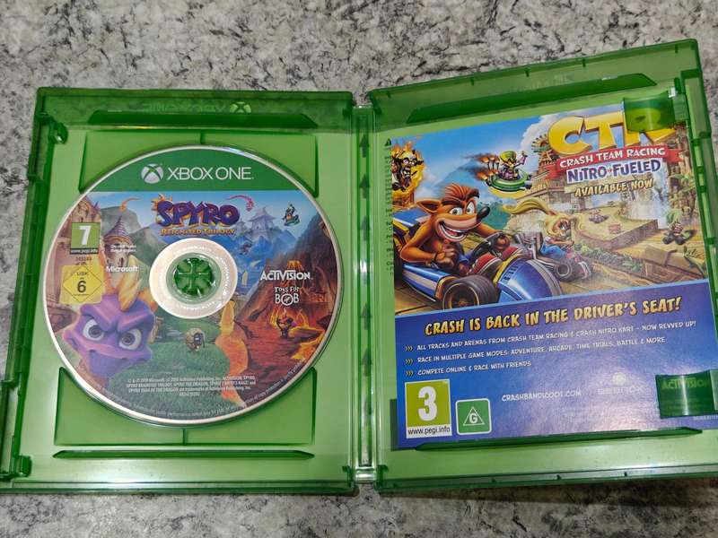 Spyro Reignited Trilogy Xbox One Great Condition!