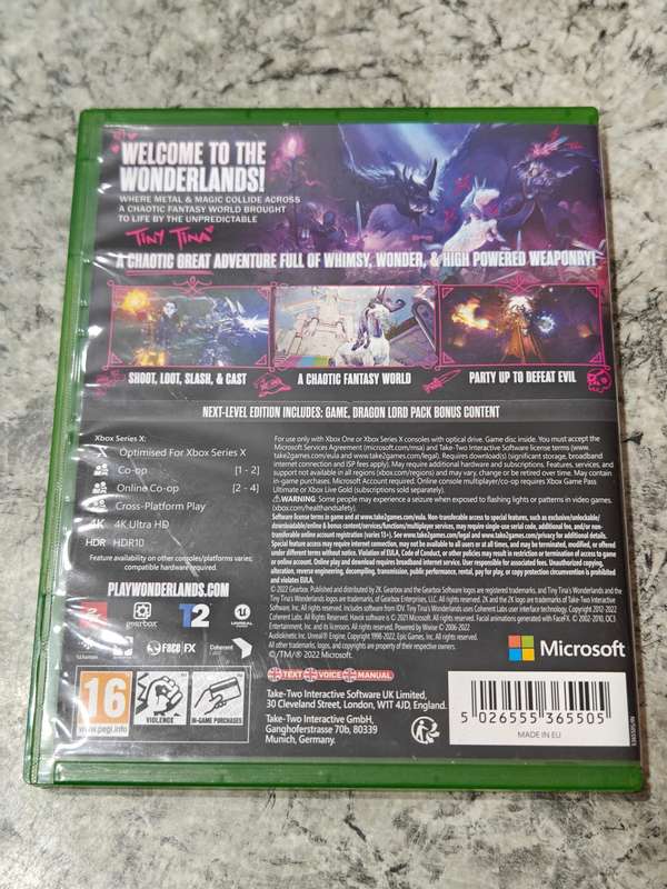 Tiny Tina's Wonderlands Next Level Edition Xbox Series X/Xbox One