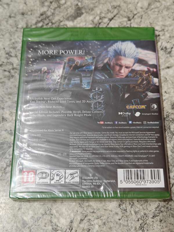 Devil May Cry 5 Special Edition Xbox Series X Brand New & Sealed!