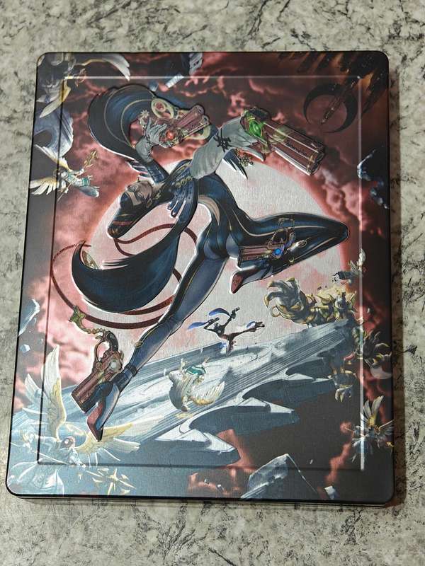 Bayonetta & Vanquish (10th Anniversary Bundle Launch Edition) Steelbook PS4 Like New!