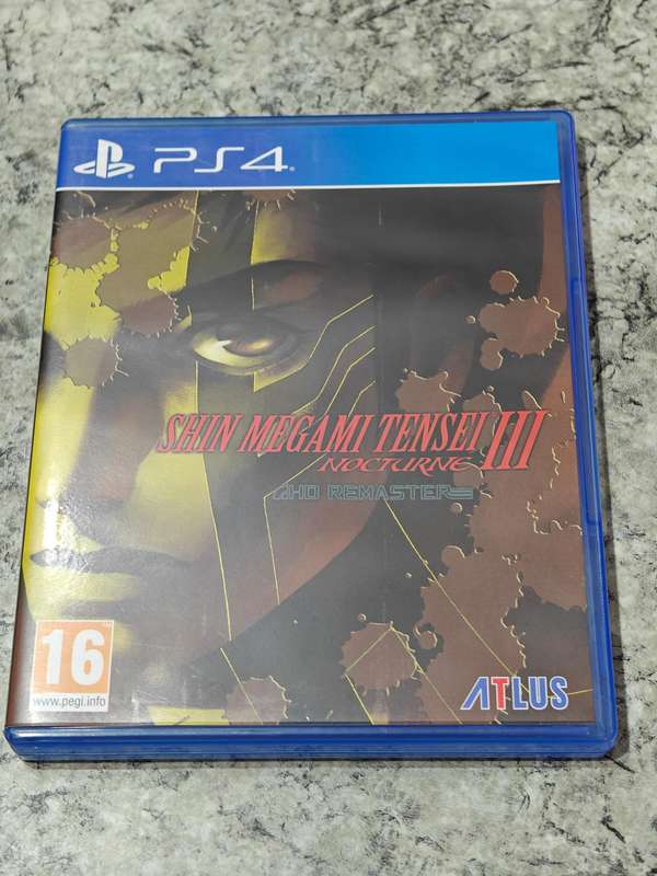Shin Megami Tensei 3 Nocturne HD Remaster PS4 Great Condition!