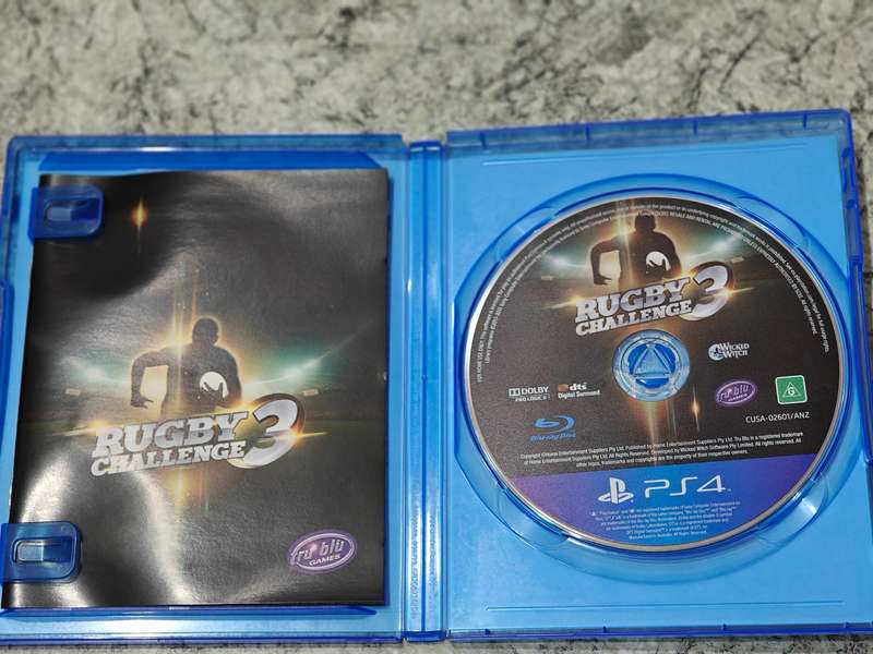 Rugby Challenge 3 PS4 Good Condition!