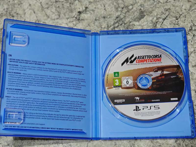 Assetto Corsa Competizione PS5 Like New!