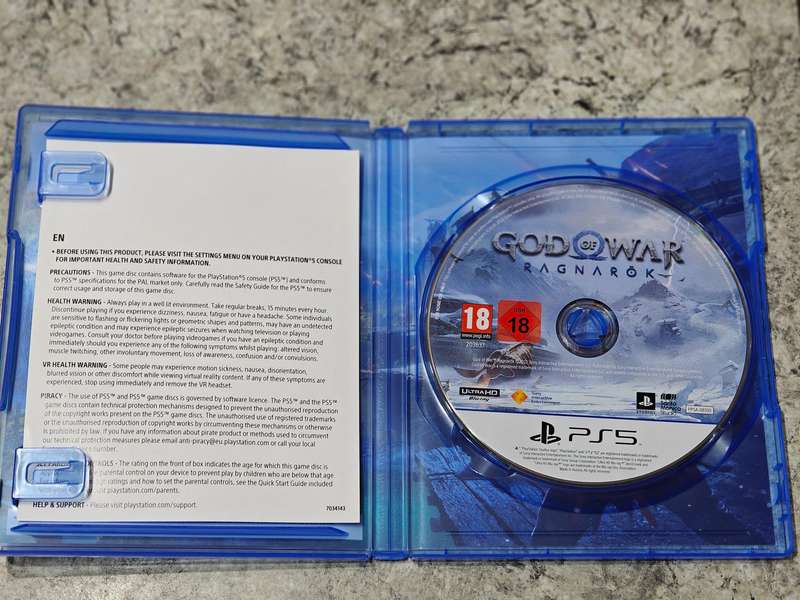God Of War: Ragnarok PS5 Like New!