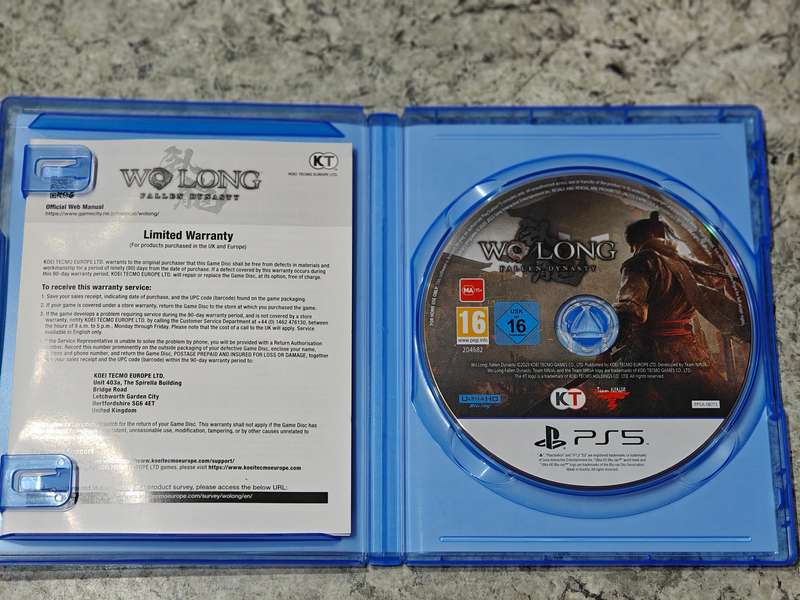 Wo Long: Fallen Dynasty PS5 Like New!