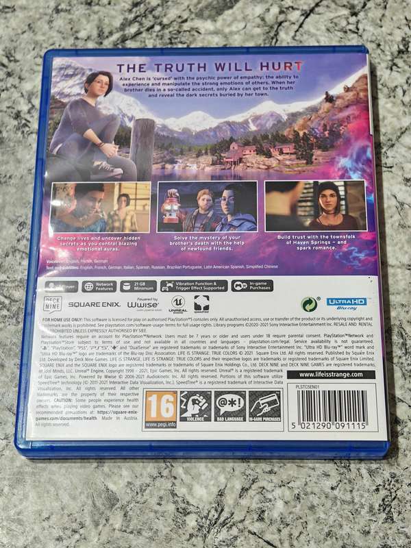 Life Is Strange True Colors PS5 Great Condition!