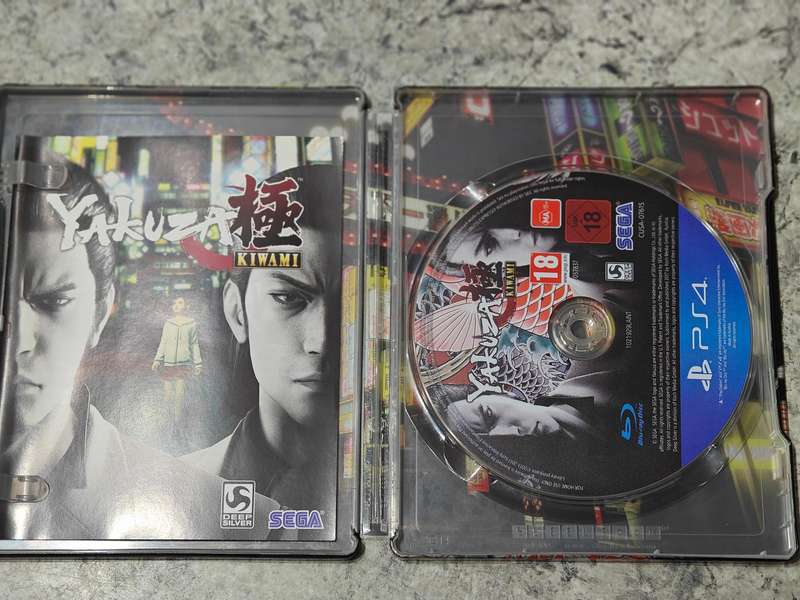 Yakuza Kiwami Steelbook Edition PS4 Like New!