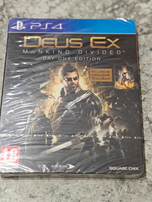 Deus Ex: Mankind Divided Steelbook Edition Brand New & Sealed!