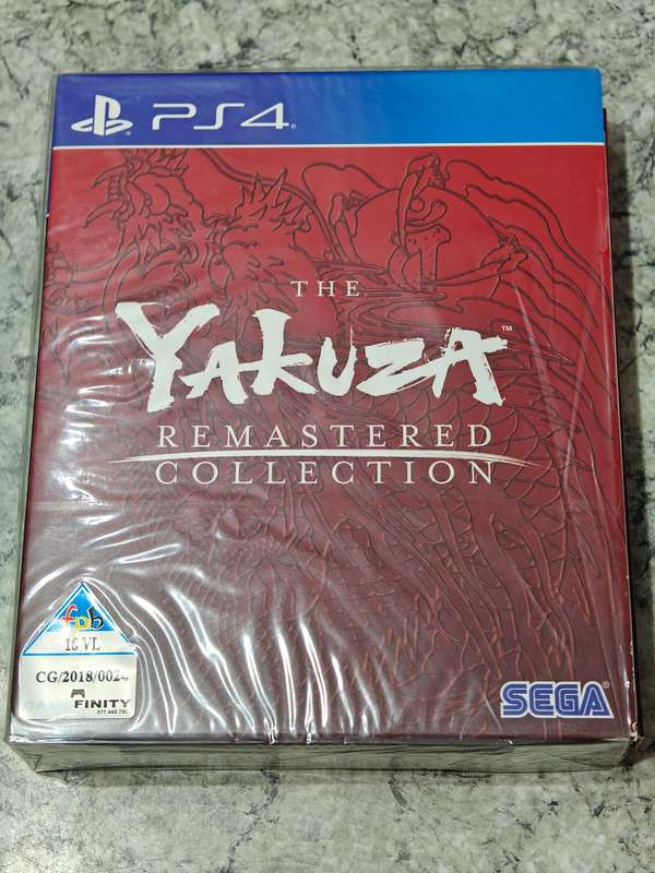 The Yakuza Remastered Collection Day One Edition PS4 Like New!