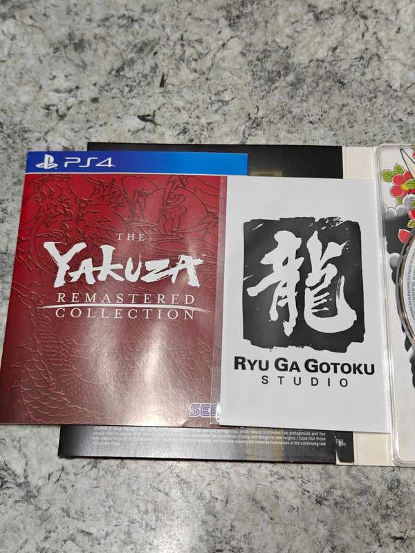 The Yakuza Remastered Collection Day One Edition PS4 Like New!