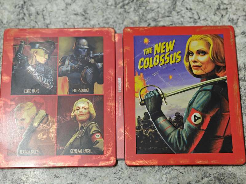 Wolfenstein 2: The New Colossus Steelbook Edition PS4 Great Condition!