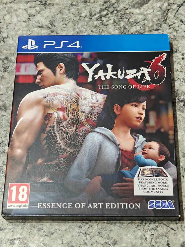 Yakuza 6: The Song Of Life (Essence Of Art Edition) PS4 Like New!