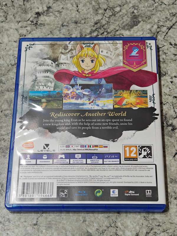 Ni No Kuni 2 Revenant Kingdom PS4 Great Condition!
