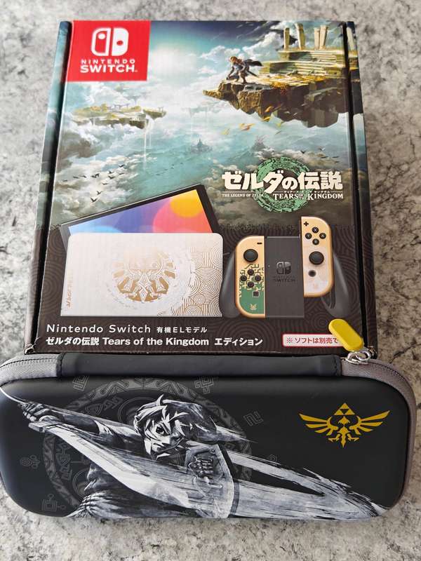 Nintendo Switch OLED Console: Zelda Tears Of The Kingdom Limited Edition Great Condition!