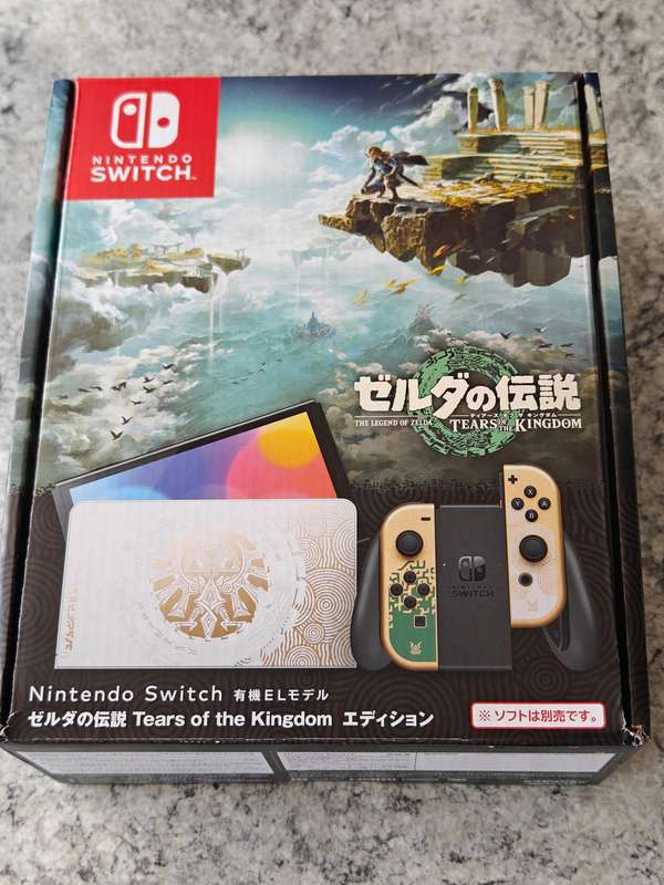 Nintendo Switch OLED Console: Zelda Tears Of The Kingdom Limited Edition Great Condition!