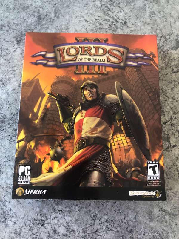 Lords Of The Realm III (3) Big Box PC 2004 Rare!!