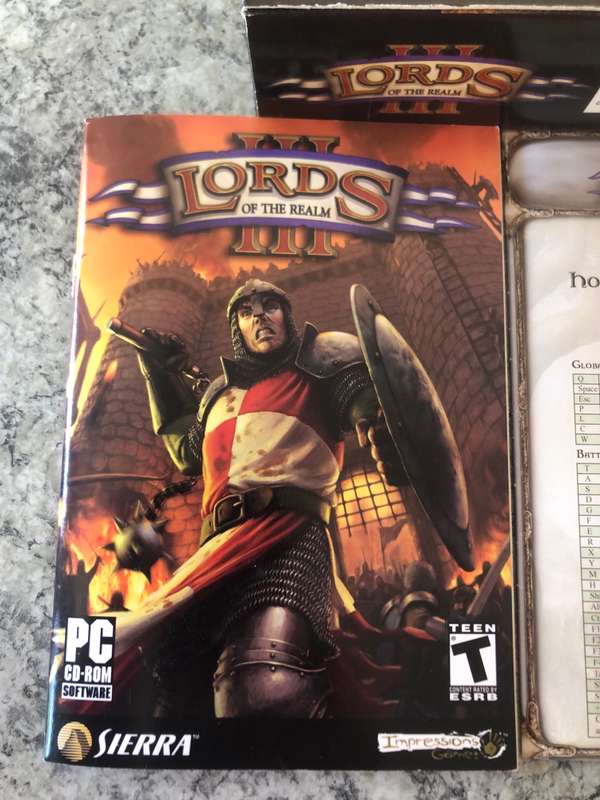 Lords Of The Realm III (3) Big Box PC 2004 Rare!!