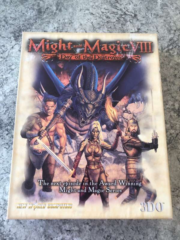 Might and Magic VIII: Day of the Destroyer PC BIG BOX 2000 Rare!!