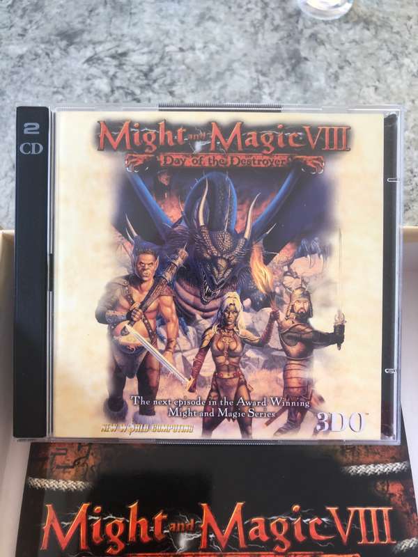 Might and Magic VIII: Day of the Destroyer PC BIG BOX 2000 Rare!!
