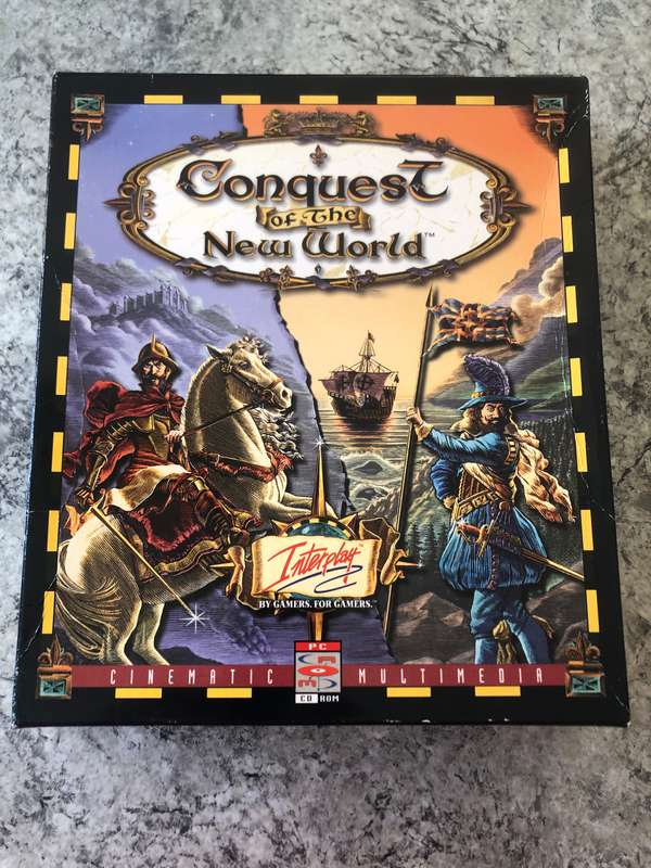 Conquest Of The New World PC Big Box 1996 Rare!!