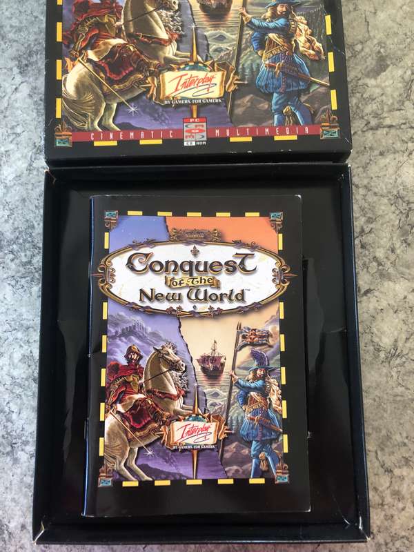 Conquest Of The New World PC Big Box 1996 Rare!!