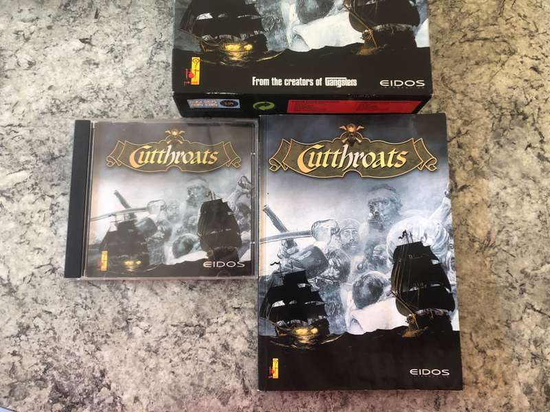 Cutthroats: Terror On The High Seas Big Box PC 1999 Rare!!