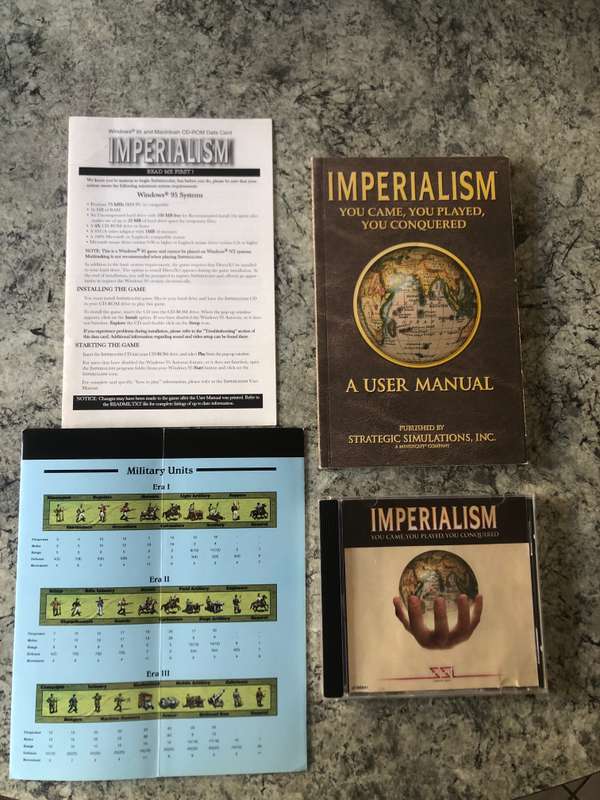 Imperialism Big Box PC 1996 Rare!!