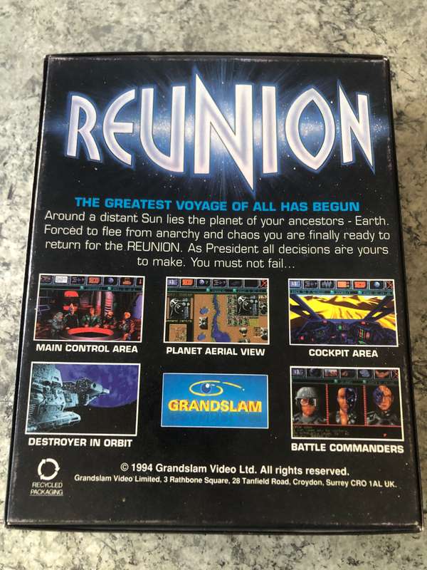 Merit's Galactic Reunion Big Box PC 1994 Rare!!