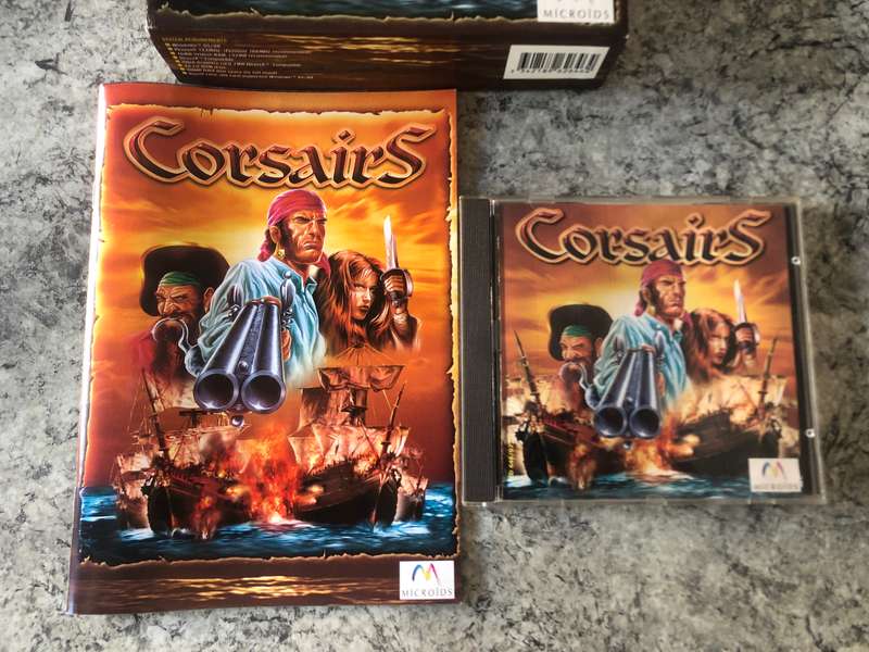 Corsairs: Conquest At Sea Big Box PC 1999 Rare!!