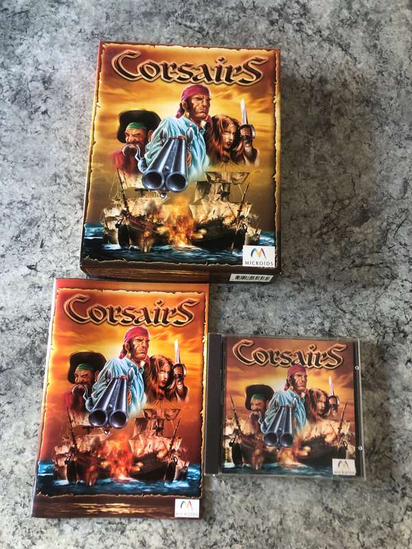 Corsairs: Conquest At Sea Big Box PC 1999 Rare!!