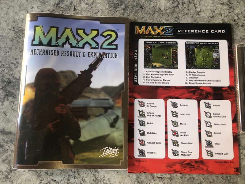 MAX 2: Mechanised Assault & Exploration Big Box PC 1998 Rare!!