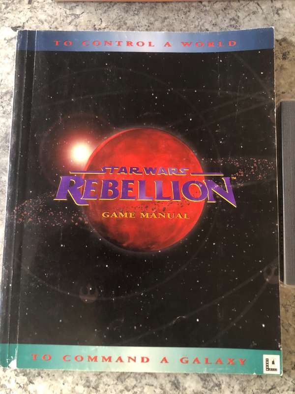 Star Wars: Rebellion PC Big Box 1998 Rare!!