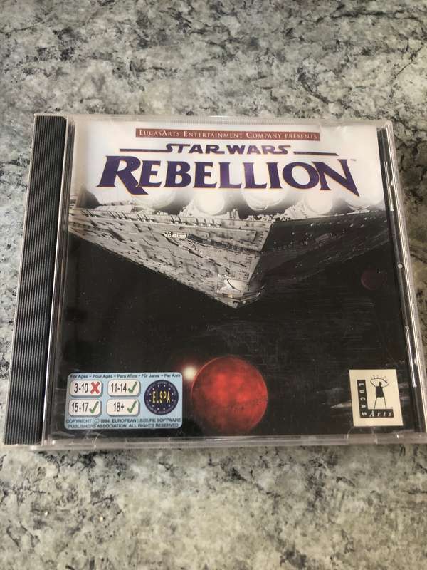 Star Wars: Rebellion PC Big Box 1998 Rare!!