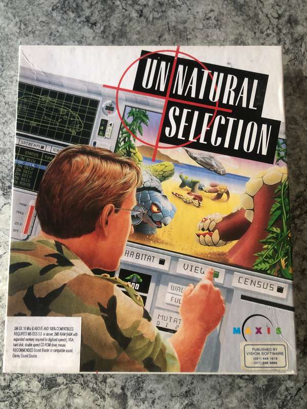UnNatural Selection PC Big Box 1993 Rare!!